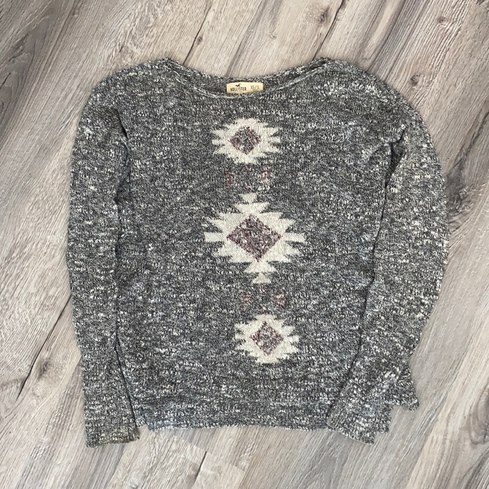 grey sweater